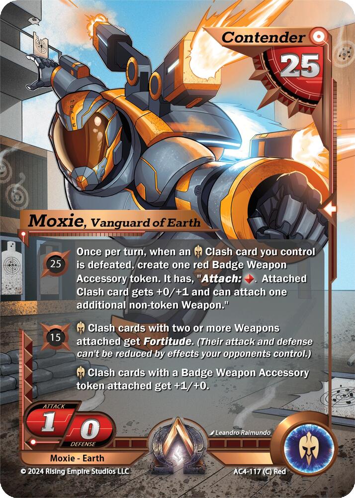 Moxie, Vanguard of Earth