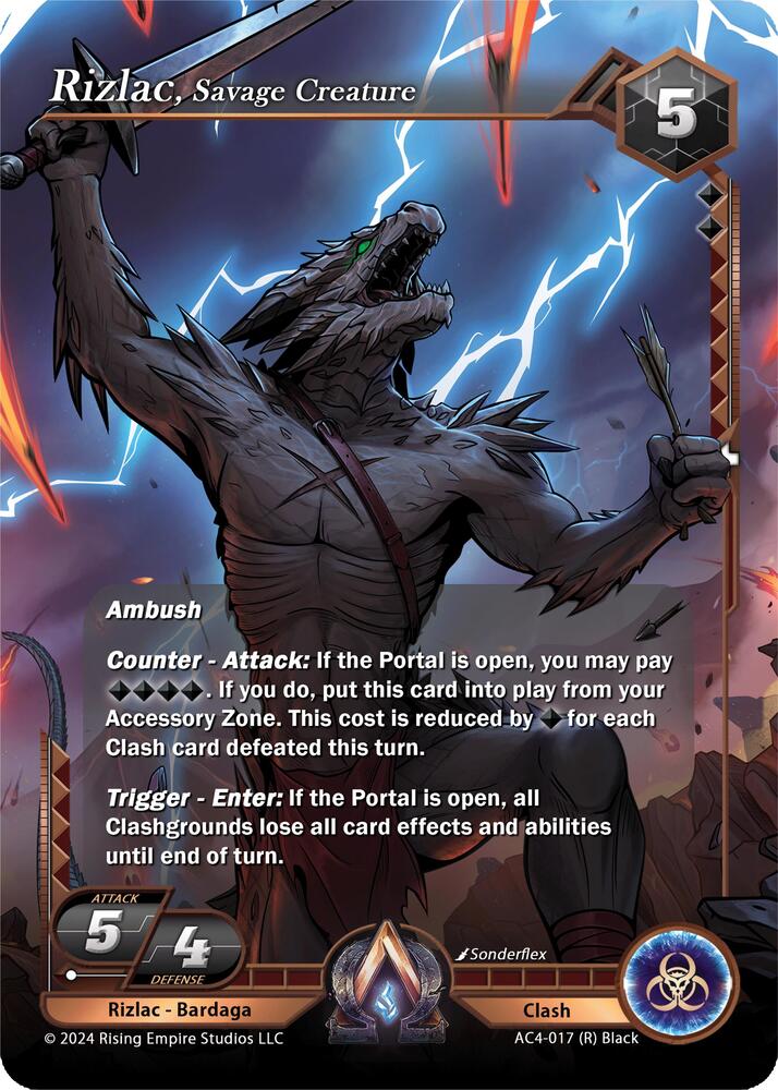Rizlac, Savage Creature