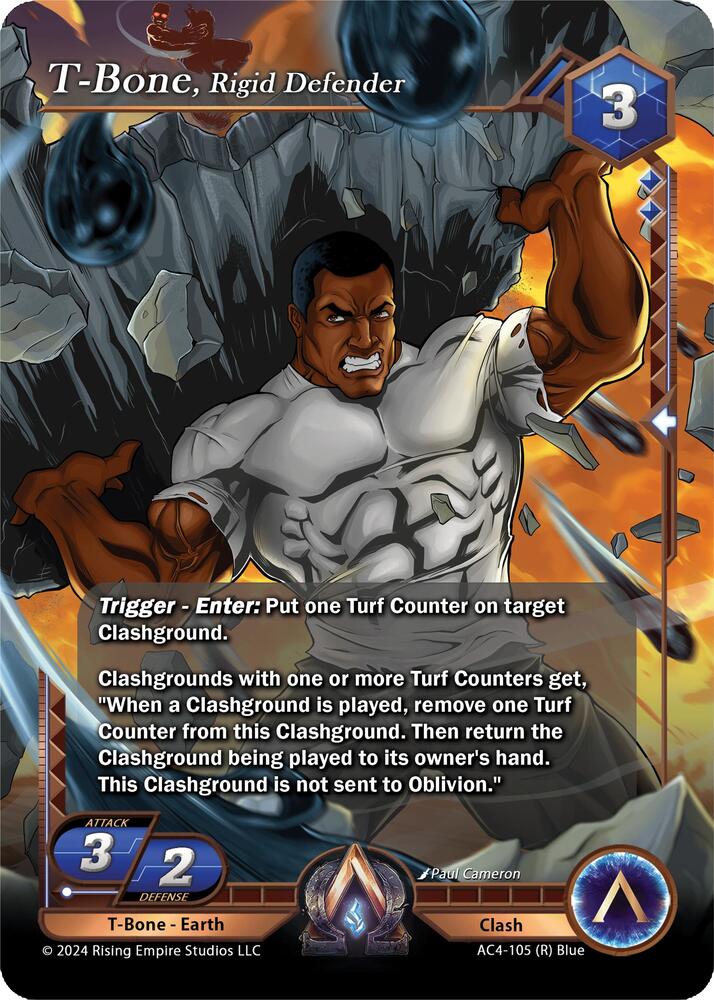 T-Bone, Rigid Defender
