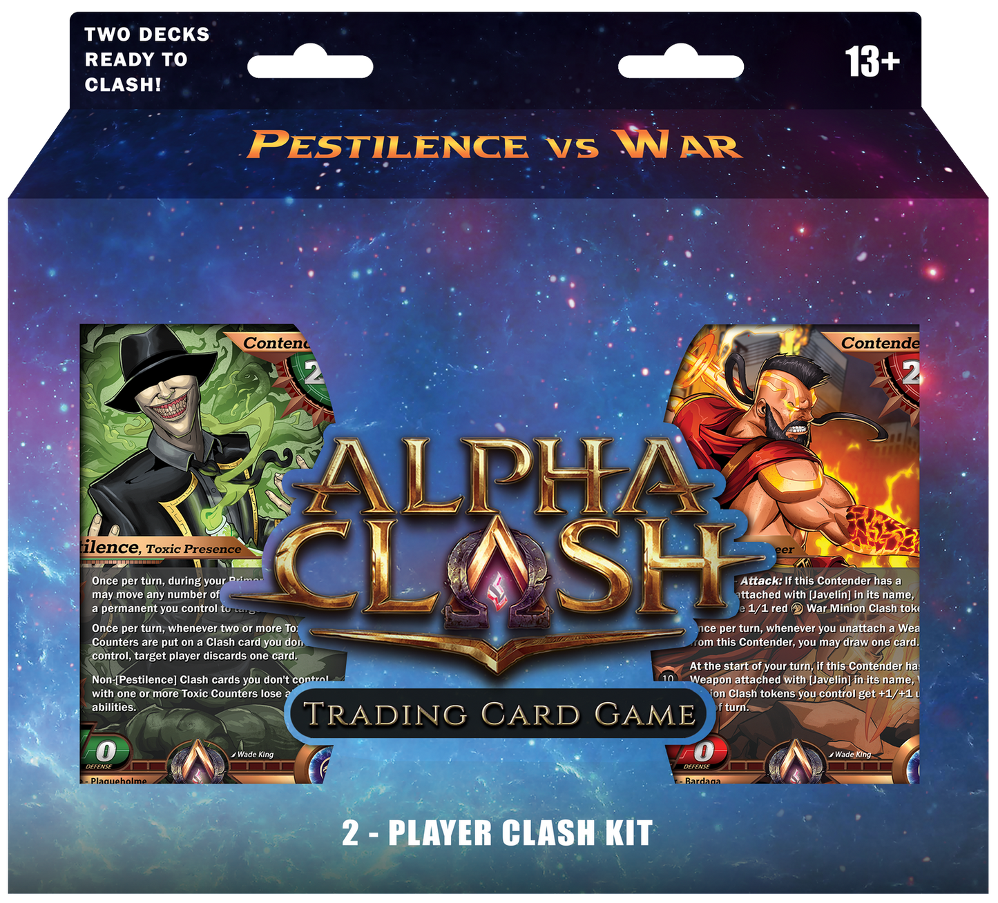 Alpha Clash 2-Player Clash Kit Pestilence vs War